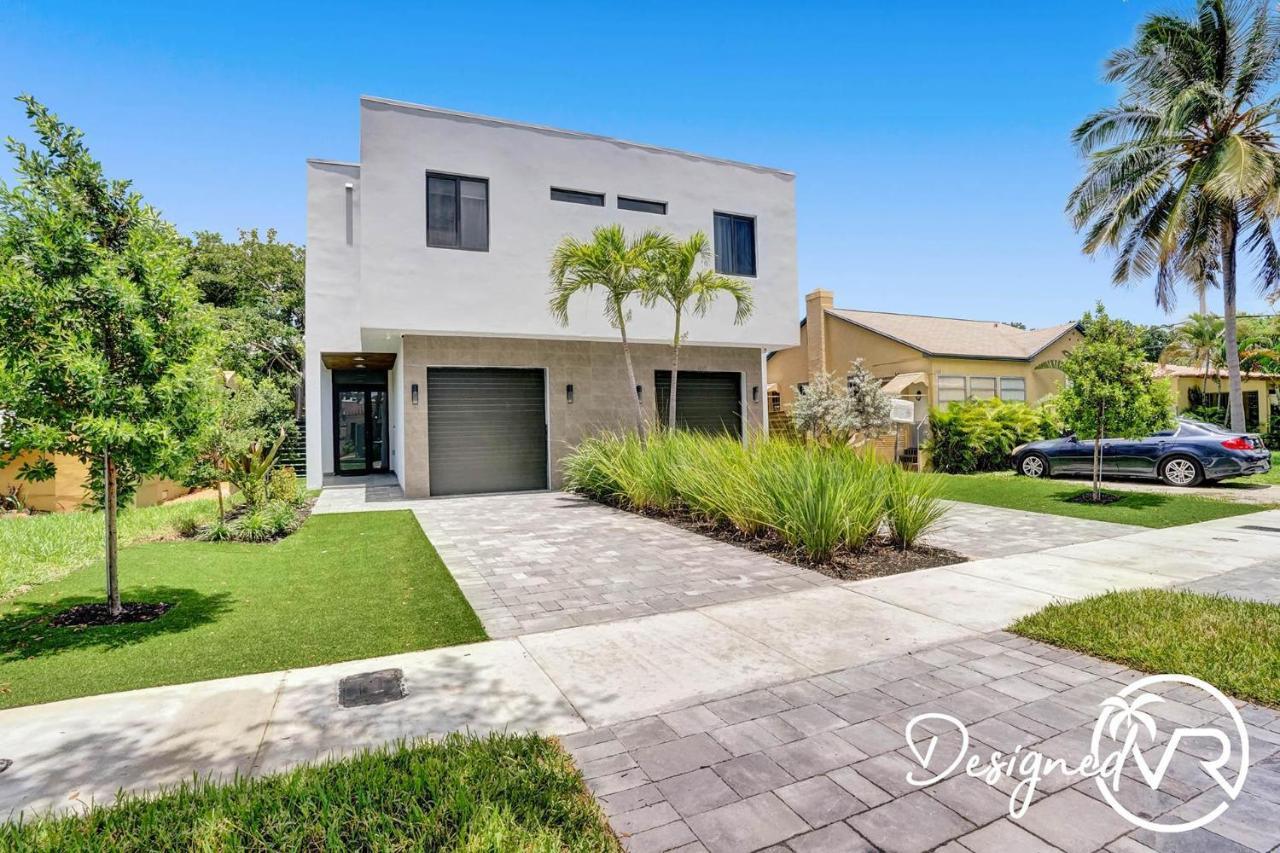 Modern Beauty With Private Heated Pool- Unit B Villa Fort Lauderdale Exterior photo