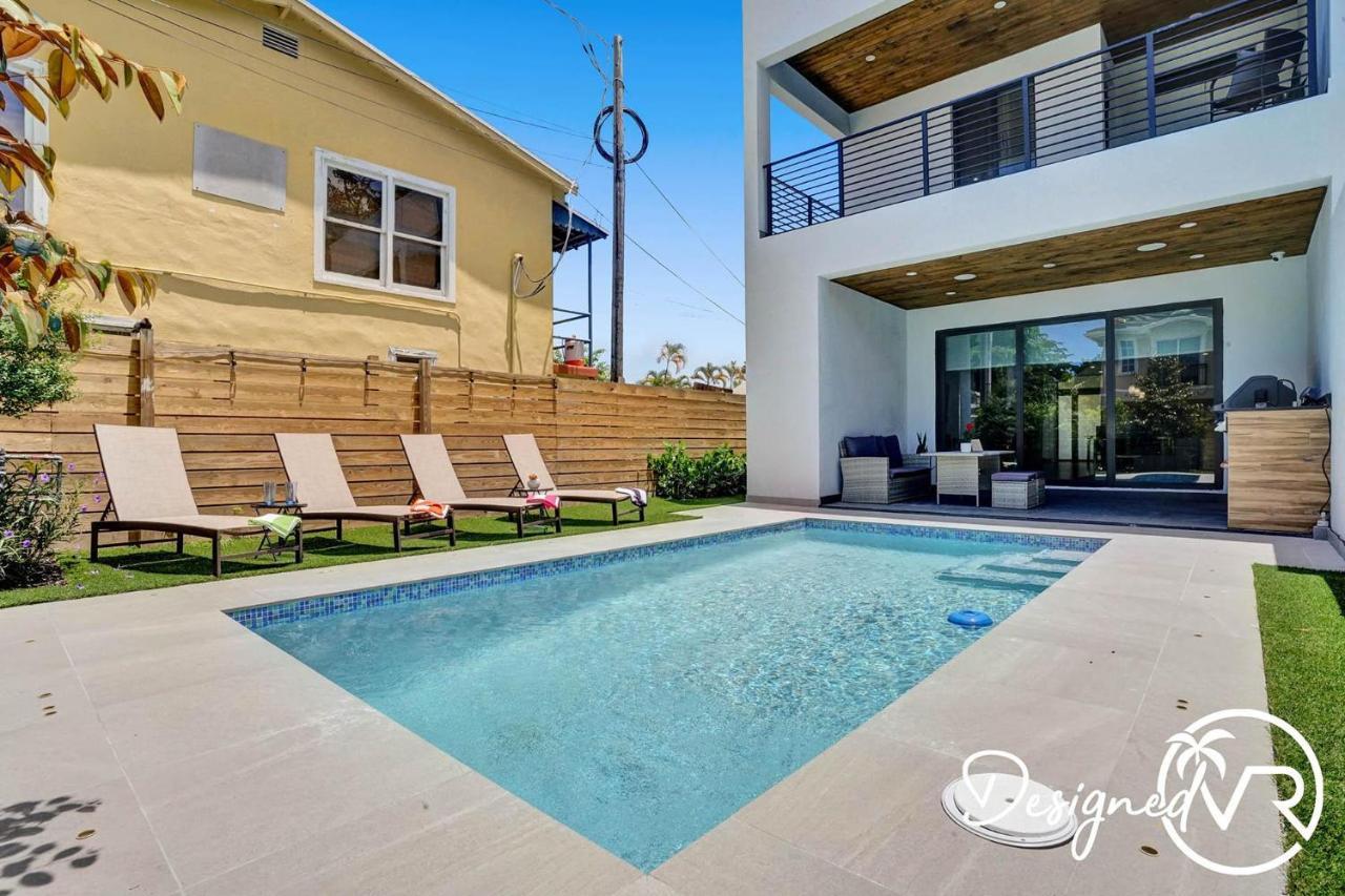 Modern Beauty With Private Heated Pool- Unit B Villa Fort Lauderdale Exterior photo