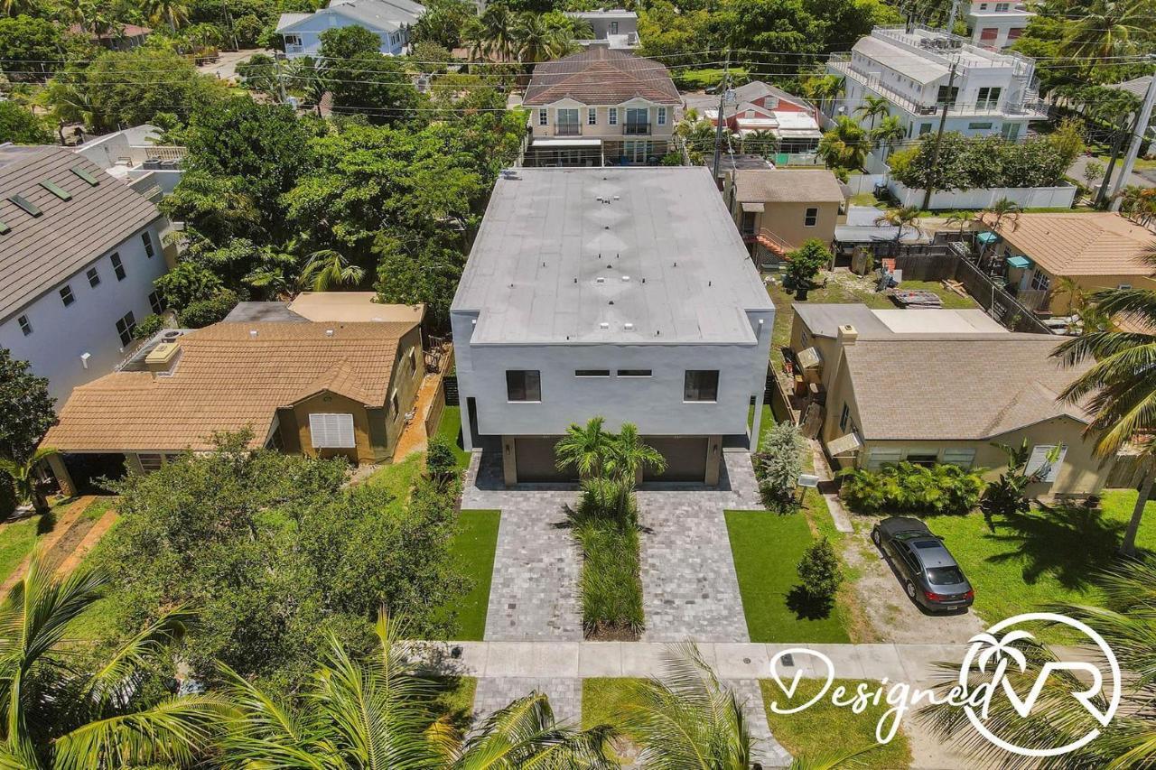 Modern Beauty With Private Heated Pool- Unit B Villa Fort Lauderdale Exterior photo